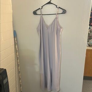 Elegant Lavender Slip Dress